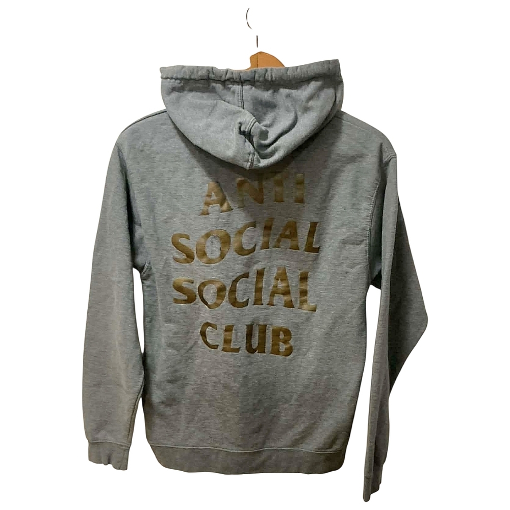 Anti Social Social Club Men's Gray Pullover Hoodie